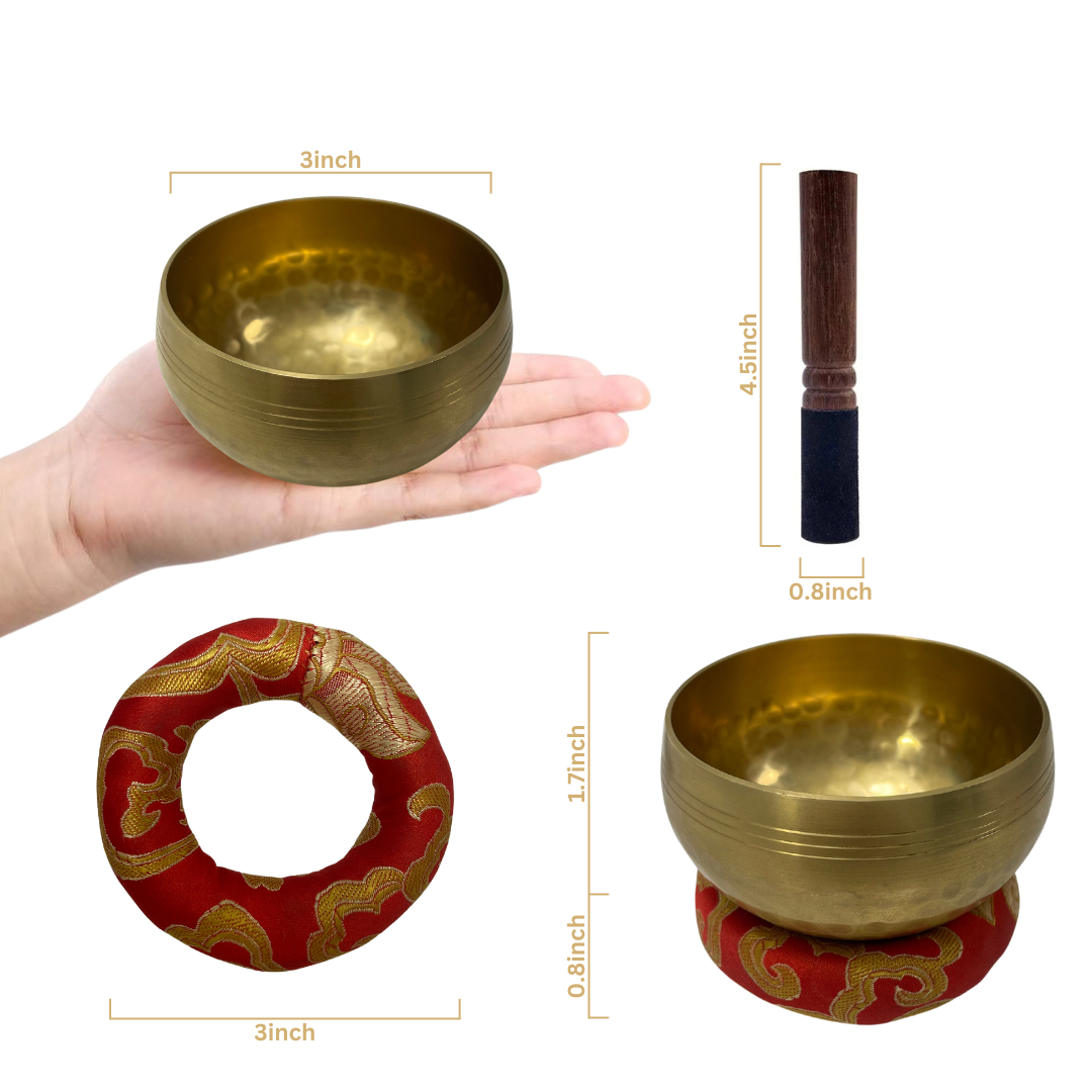 Tibetan Singing Bowl set + Bonuses